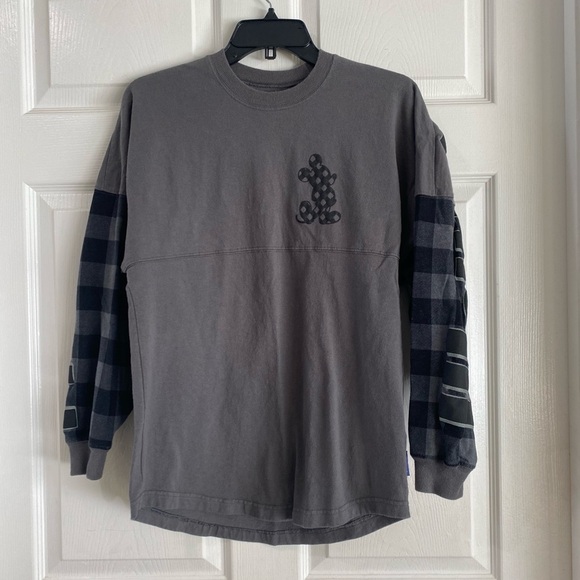 Walt Disney World Mickey Mouse Size XS Buffalo Check Plaid Spirit Jersey - Picture 1 of 11